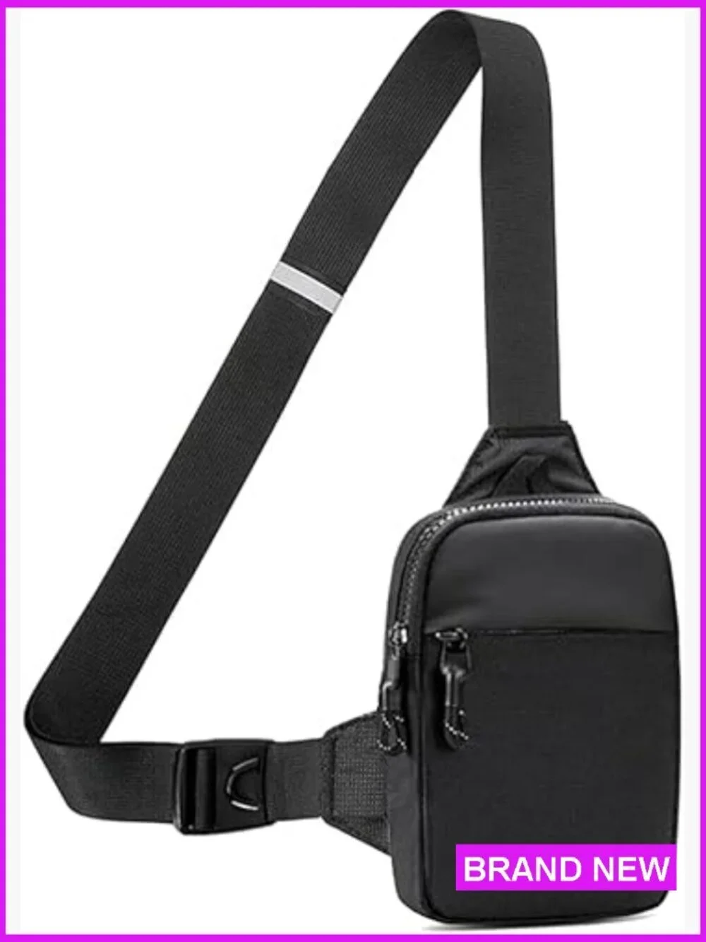 Mini Sling Bag Crossbody Waterproof Lightweight Casual Daypack Adjustable Strap